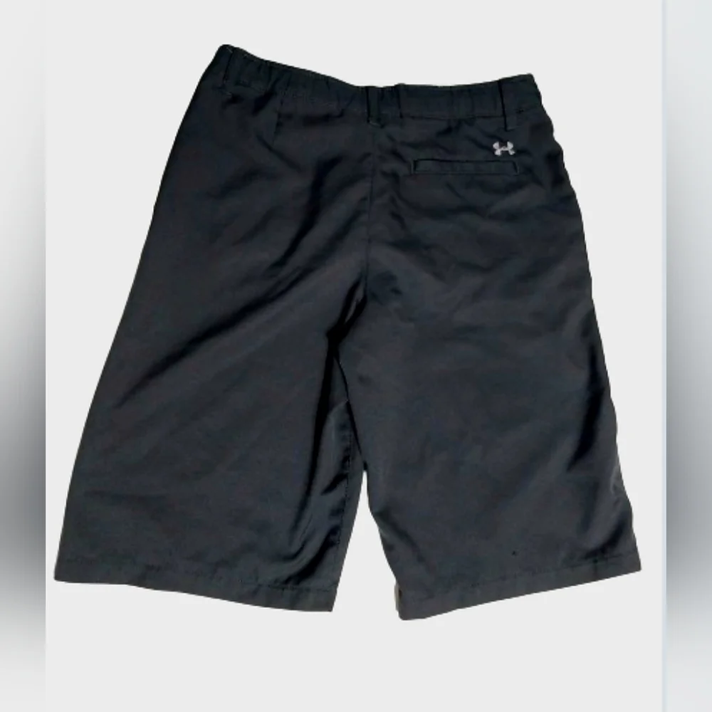 Black Youth Large Under‎ Armour Shorts Adjustable Waist Band
